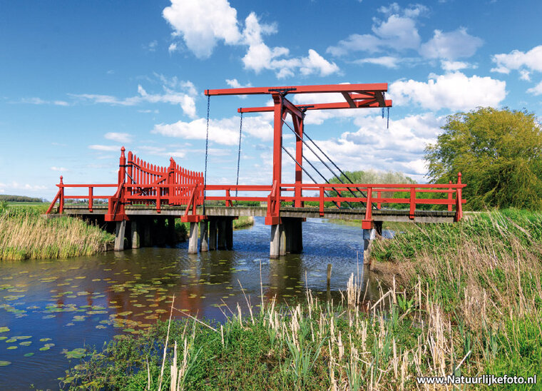 ansichtkaart bruggetje in Oudeschans (0832)