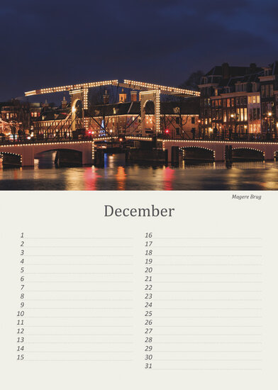 Verjaardagskalender Amsterdam