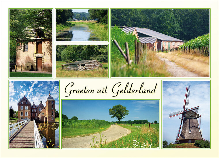 Ansichtkaart Gelderland 002