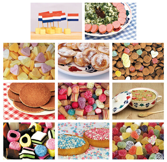 eten en snoep kaarten - set met 11 kaarten (nr. 73)