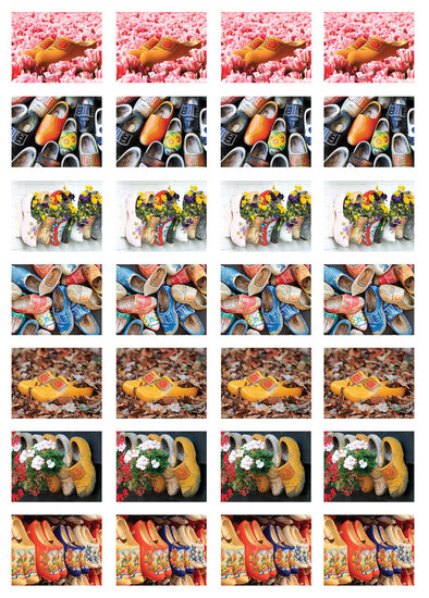 Beloningsstickers klompen - 28 stickers op een vel (SV028)