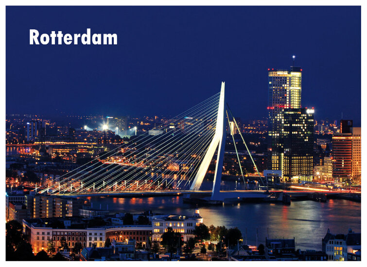 ansichtkaart Rotterdam - Erasmusbrug (C003)