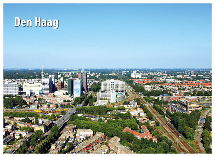 ansichtkaart Den Haag - skyline (C008)