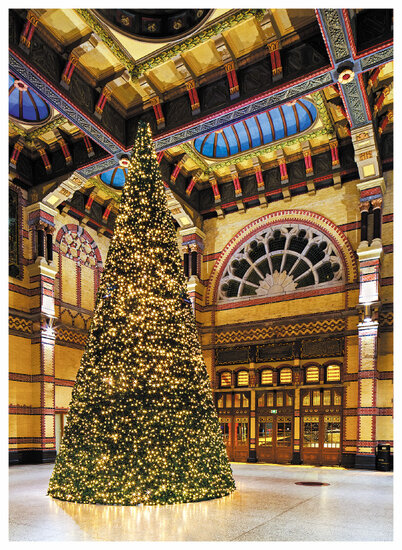 ansichtkaart kerstboom (C017)