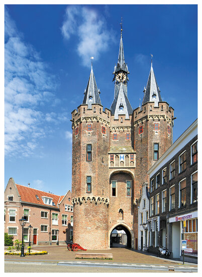ansichtkaart Zwolle - Sassenpoort (C028)