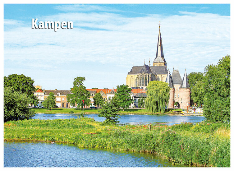ansichtkaart Kampen - Koornmarktspoort (C030)