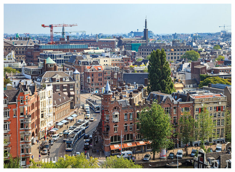 ansichtkaart Amsterdam - skyline (C073)