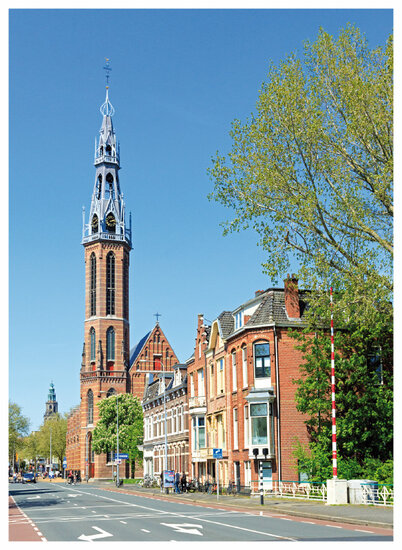 ansichtkaart Groningen - St. Jozefkathedraal (C075)