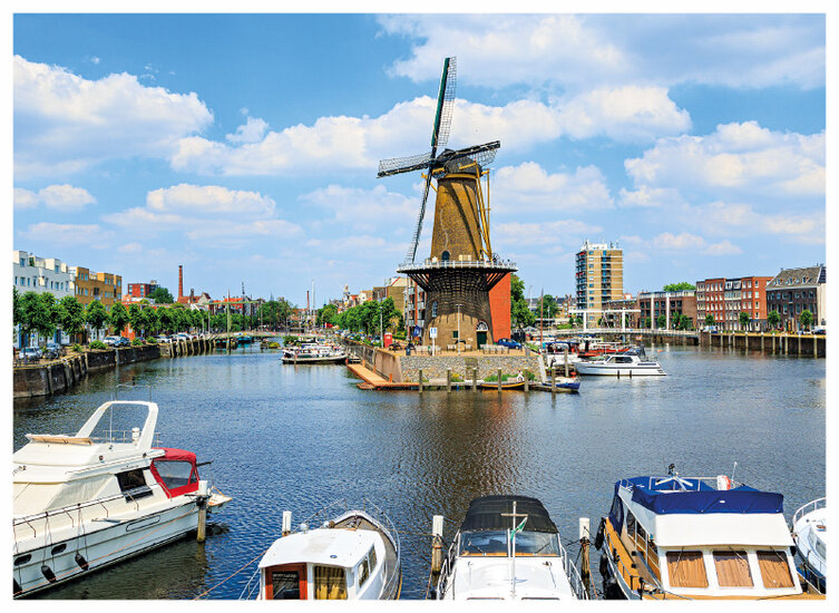 ansichtkaart Rotterdam - korenmolen de Distilleerketel (C093)