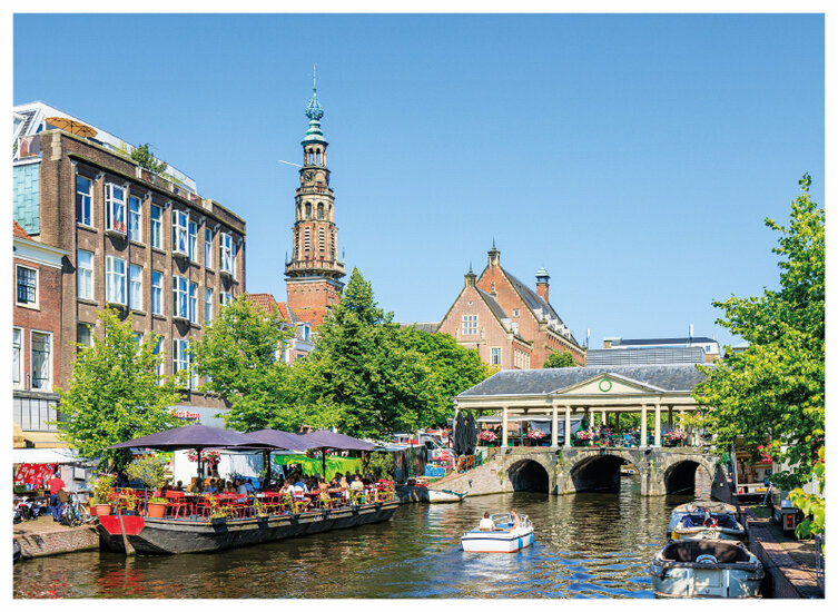 ansichtkaart Leiden - Koornbrug (C104)
