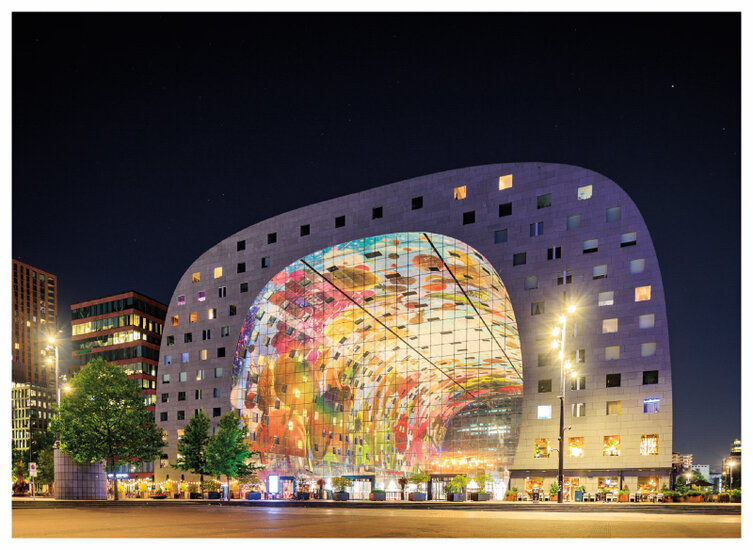 ansichtkaart Rotterdam - de Markthal (C105)