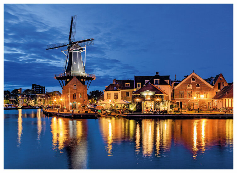 ansichtkaart Haarlem - molen de Adriaan (C107)