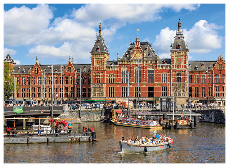 ansichtkaart Station Amsterdam Centraal (C111)
