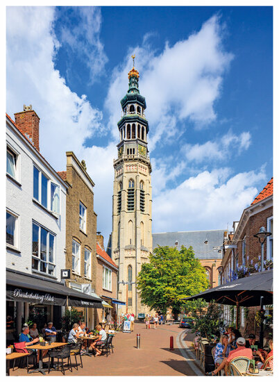 ansichtkaart Middelburg - Abdijtoren de Lange Jan (C117)