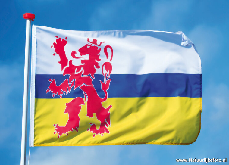 ansichtkaart vlag van Limburg (0723)