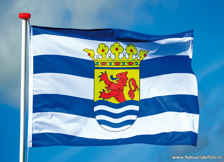 ansichtkaart vlag van Zeeland (0725)