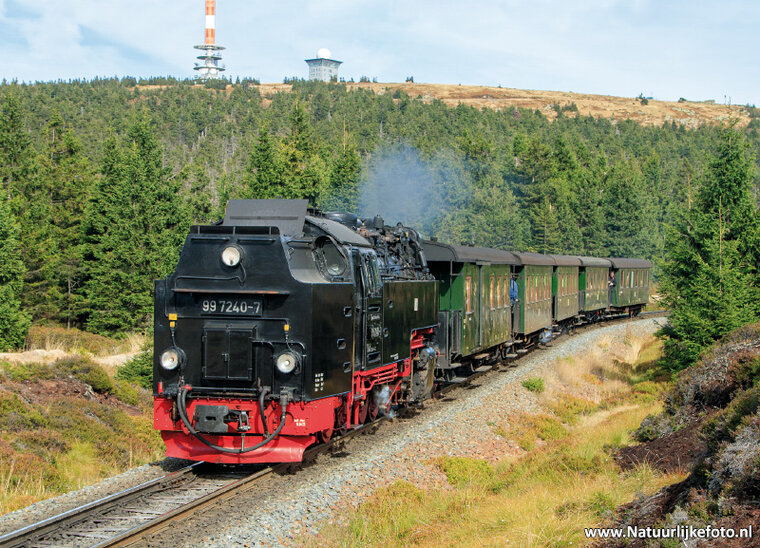 ansichtkaart HSB 99-7240 Brockerbahn (0758)