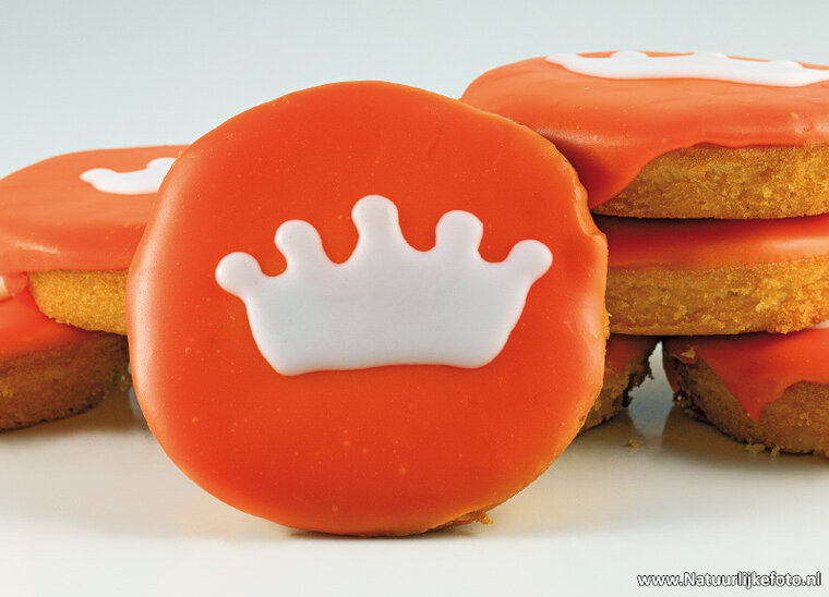 Ansichtkaart Oranje cakes (0642)
