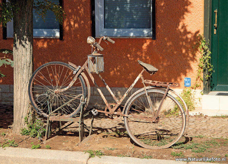 ansichtkaart fiets (0666)