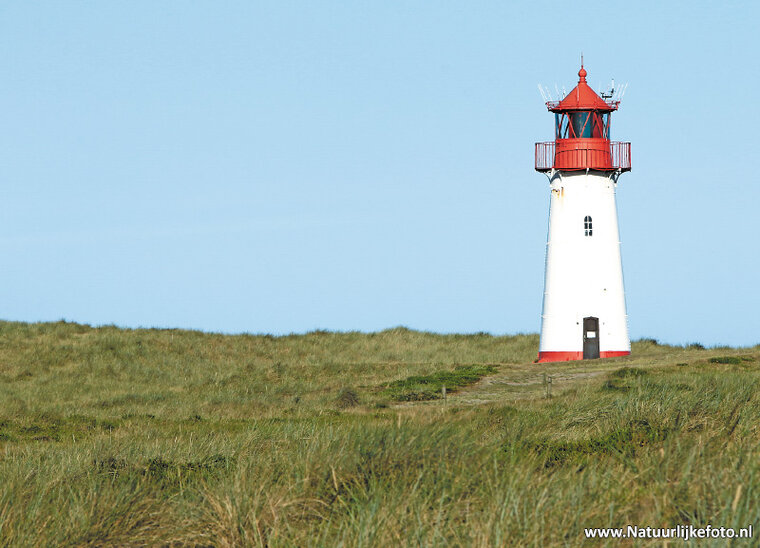 ansichtkaart vuurtoren List west Sylt (0348)