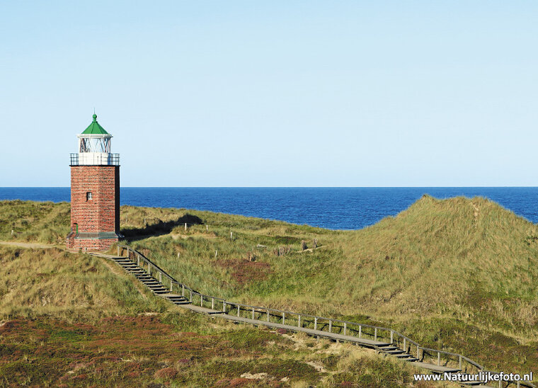 ansichtkaart vuurtoren Rotes Kliff - Sylt (0349)