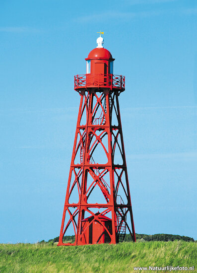 ansichtkaart vuurtoren Den Oever (0298)