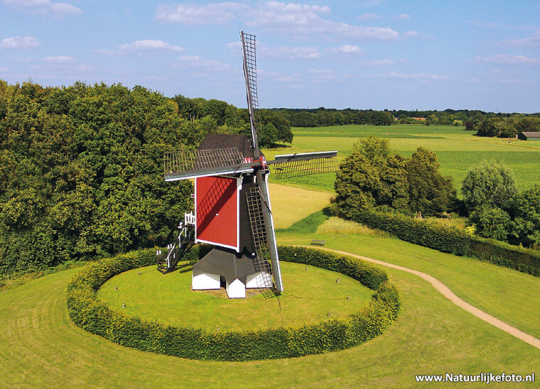 ansichtkaart molen Den Evert in Someren (0182)