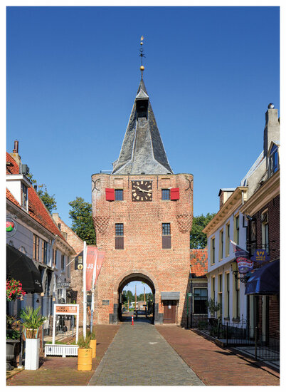 ansichtkaart Elburg  - Vischpoort (C124)