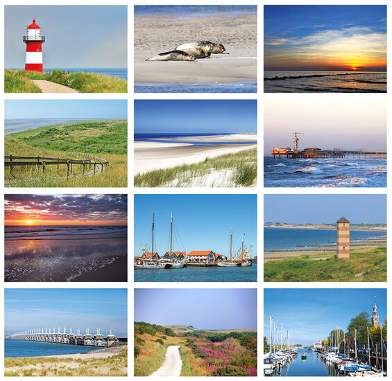 ansichtkaarten set - 12 kaarten in een set (nr. 29)