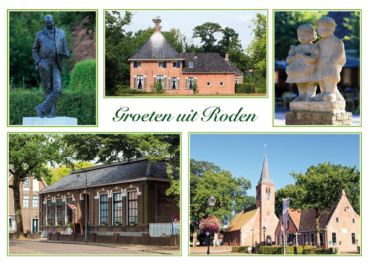 ansichtkaart Roden (R001)