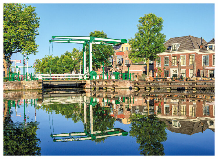 ansichtkaart Leidschendam - bruggetje (C128)