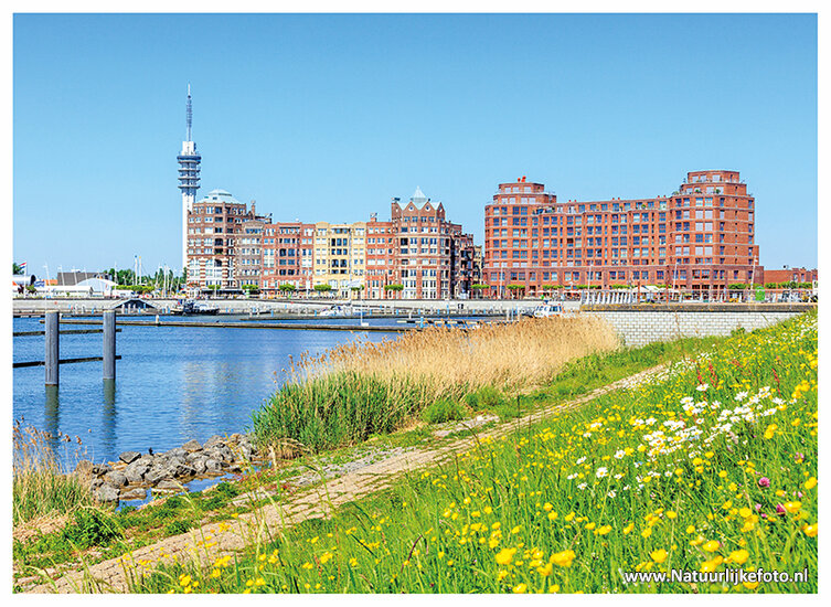 ansichtkaart Lelystad - Bataviahaven (C131)