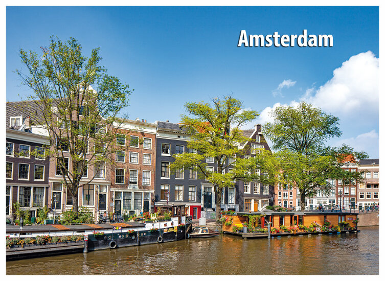Amsterdam ansichtkaarten - set met 15 Amsterdamse kaarten (nr. 68)