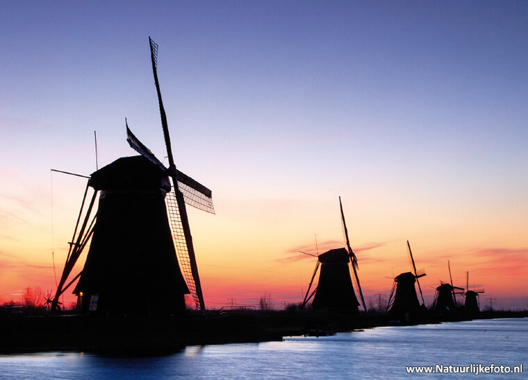 Kaartenset Kinderdijk - set met 11 kaarten van Kinderdijk (nr. 76)