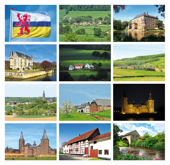 Limburg ansichtkaarten - set met 12 kaarten (nr. 93)