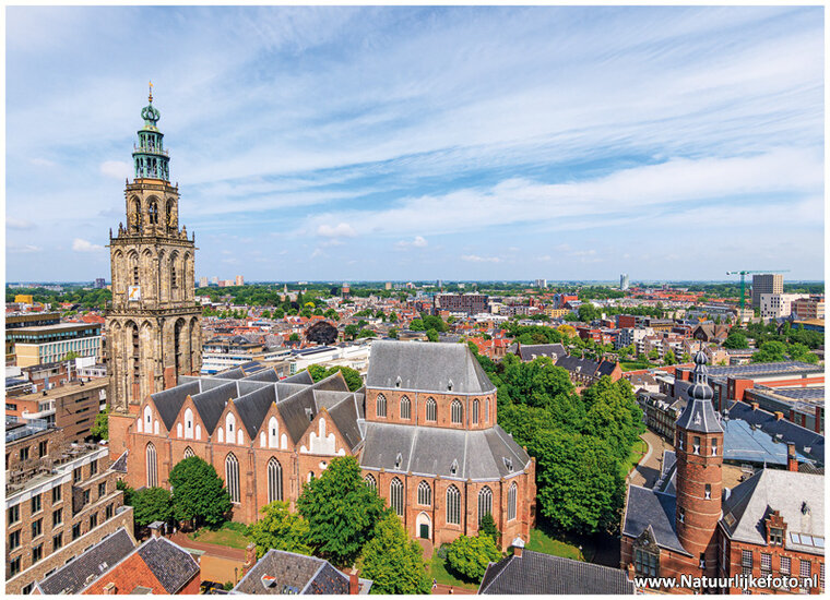 ansichtkaart Groningen - Martinitoren en Martinikerk (C139)