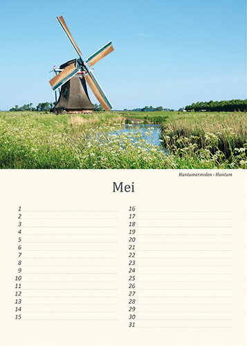 Verjaardagskalender molens