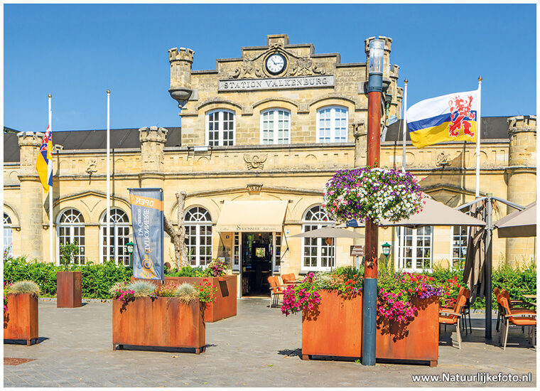 ansichtkaart Valkenburg - treinstation