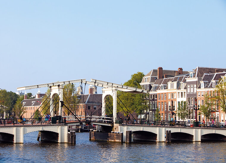 ansichtkaart Amsterdam - Magere brug (C005)