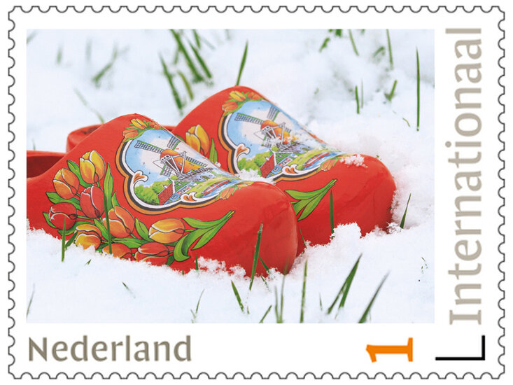 Postzegels 5 x Internationaal klompen (PI55)