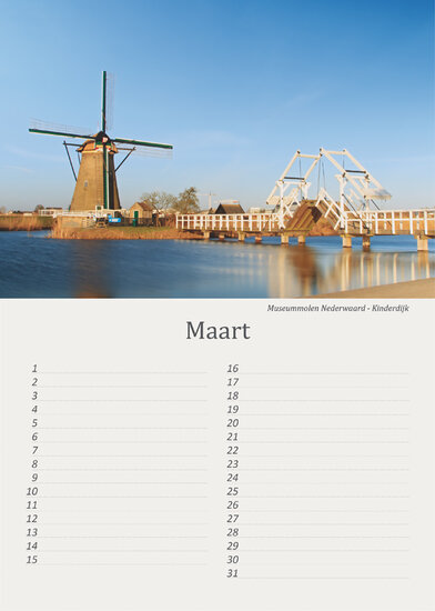 Verjaardagskalender molens