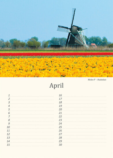 Verjaardagskalender molens