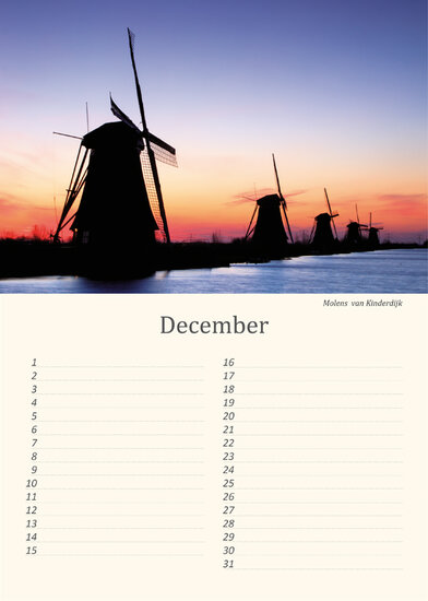 Verjaardagskalender molens