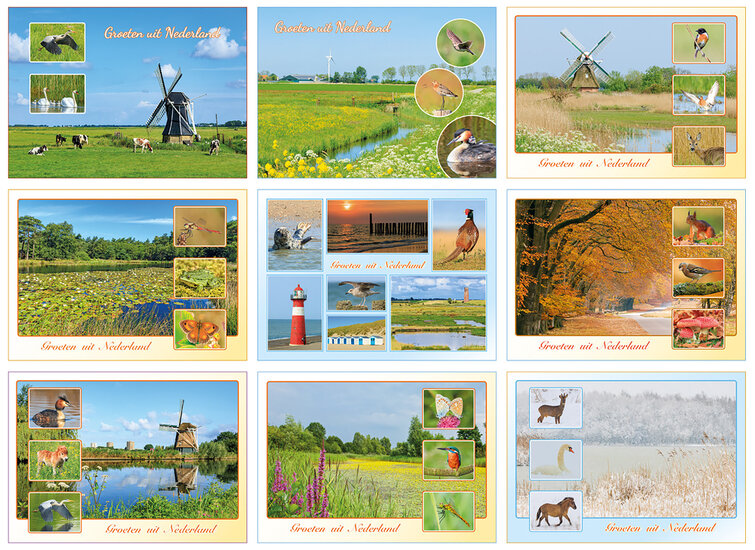 ansichtkaarten Nederland 