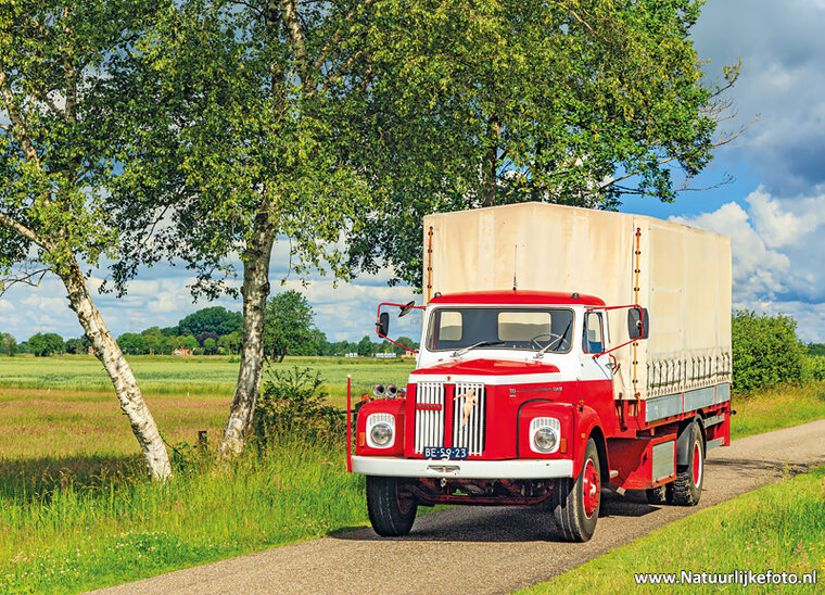 Ansichtkaart Scania Lt 110 vrachtwagen