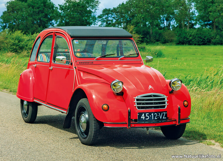 ansichtkaart Citroën 2CV
