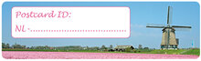 Postcard ID stickers - 6x molen (S001)