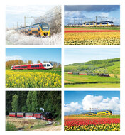 treinen ansichtkaarten - set met 6 treinkaarten (nr. 98)