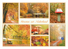 ansichtkaarten Nederland - set met 9 kaarten + flyer Postcrossing hoe werkt het (nr. 100)