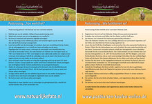 Flyer - Postcrossing hoe werkt het?